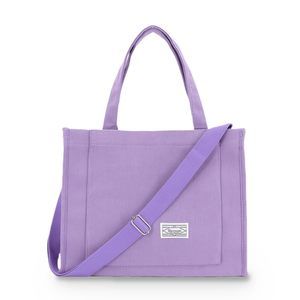 Corduroy Tote Bag Work Crossbody Purse ^-^